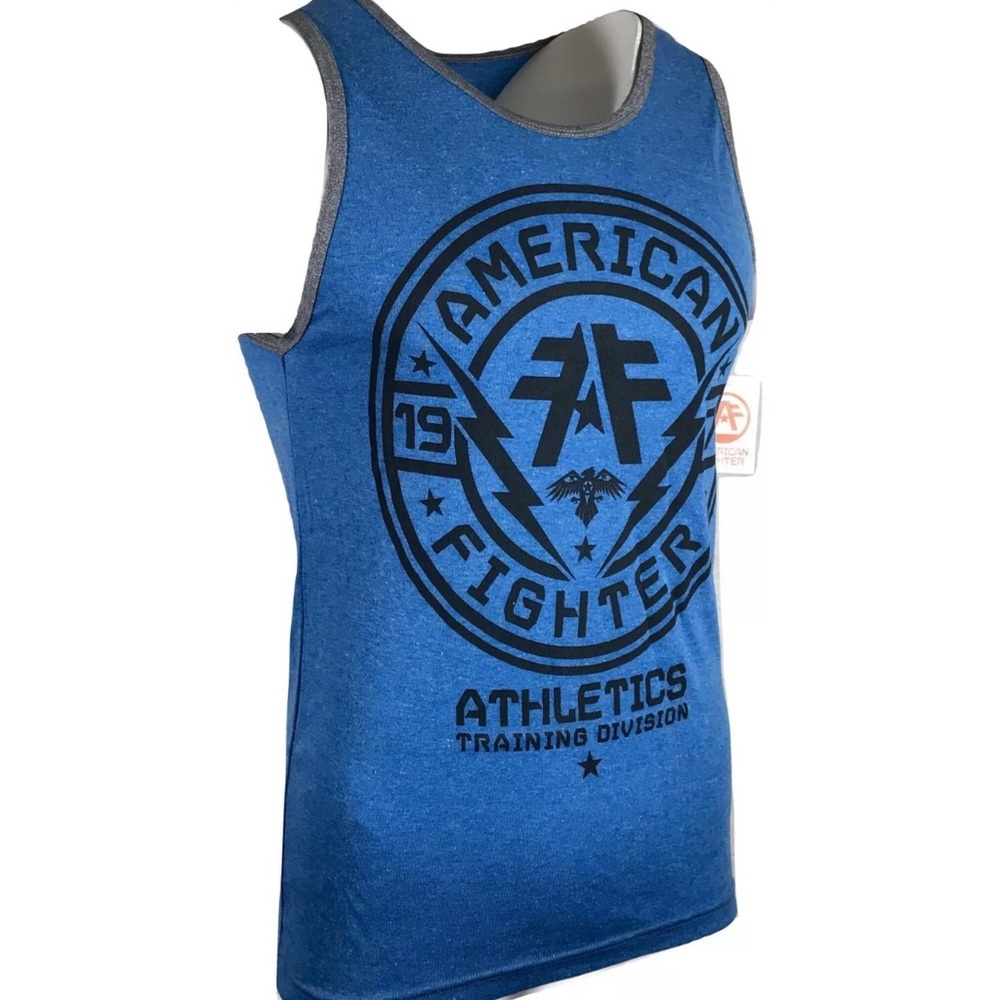AMERICAN FIGHTER Mens T-Shirt LANGLEY TANK trainin - Picture 7 of 8